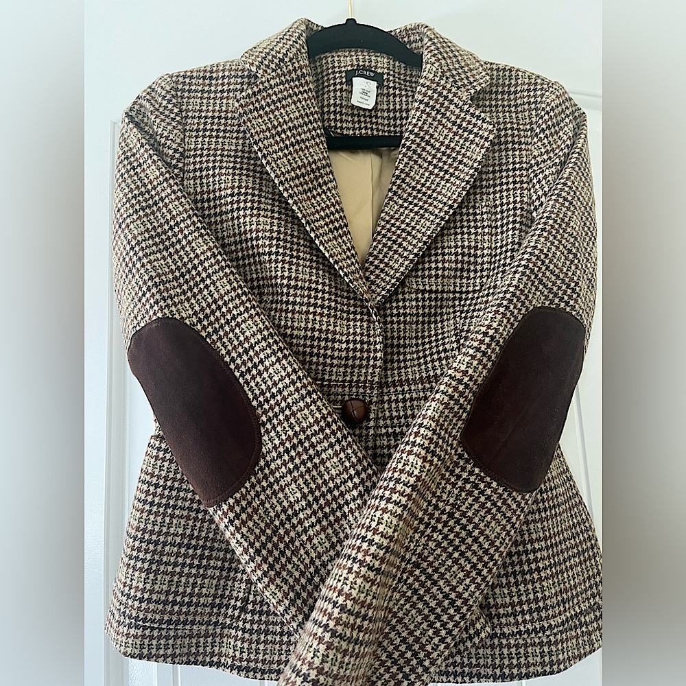 Plaid J.Crew Wool Blazer